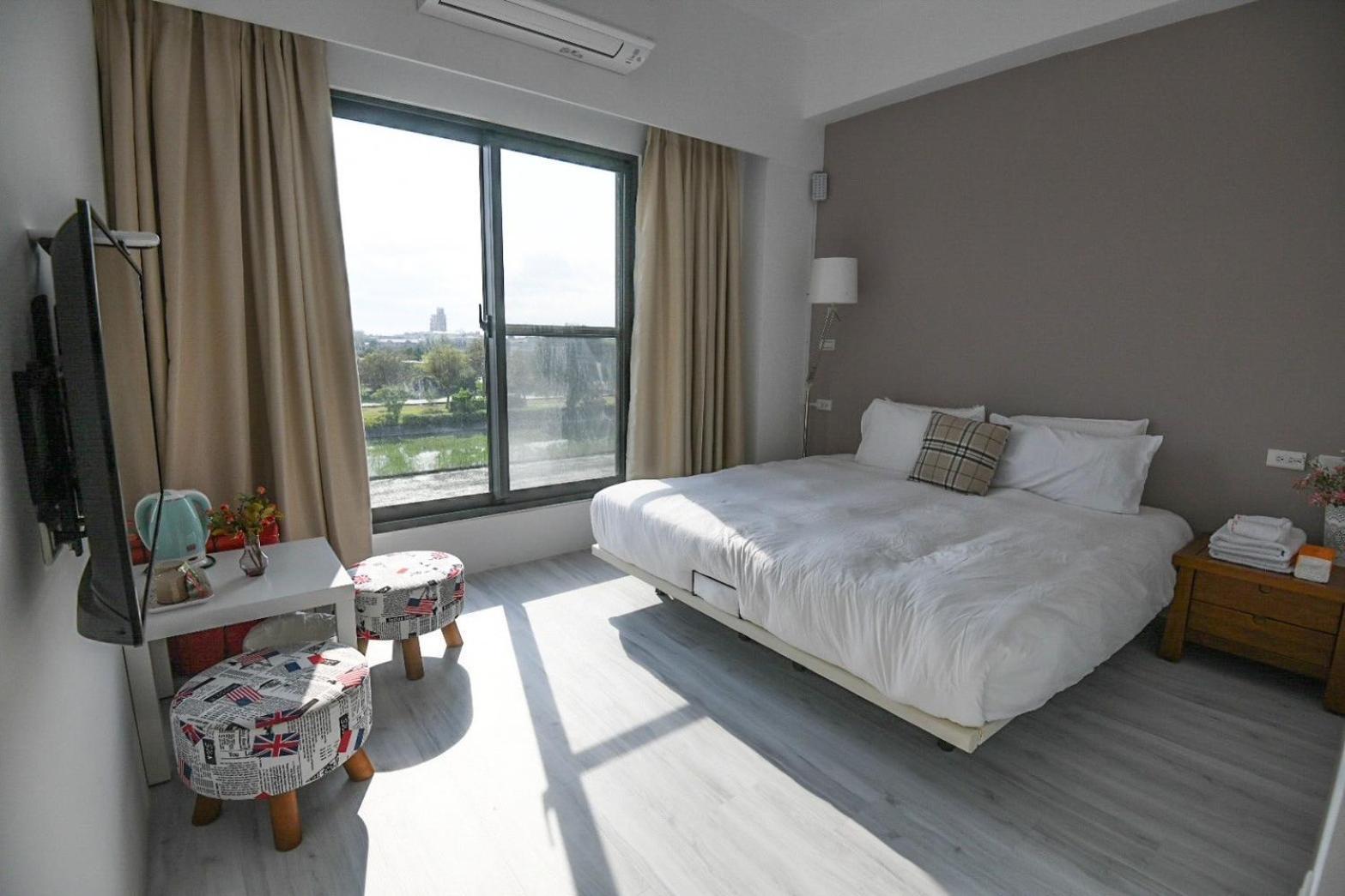 Love米渡假會館 Wujie Luaran gambar