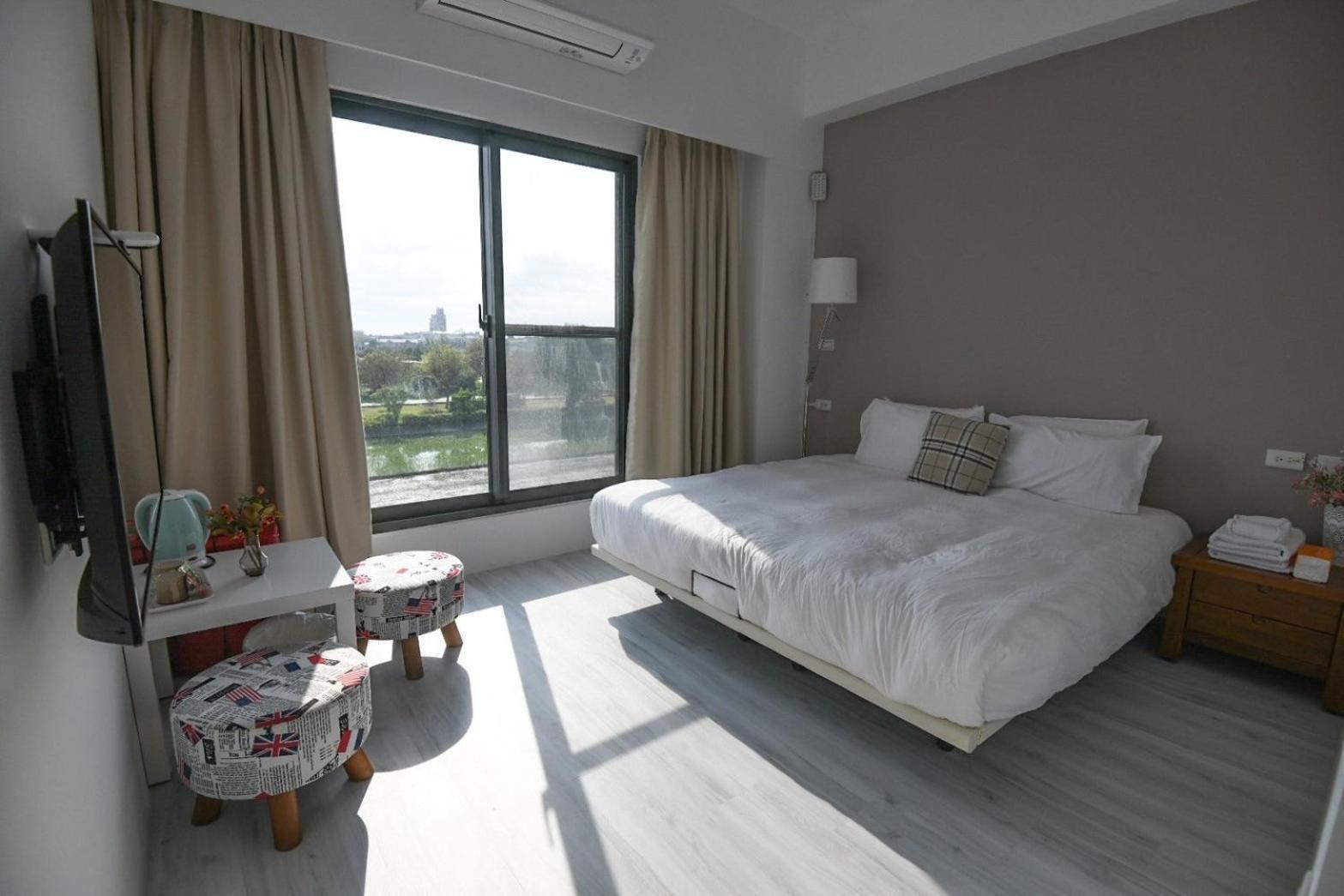 Love米渡假會館 Wujie Luaran gambar